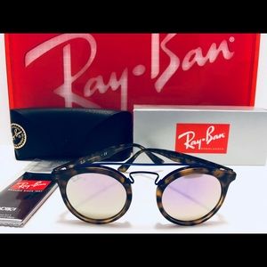 Ray-Ban Sunglasses Gatsby I Matte Havana, Lilac 46